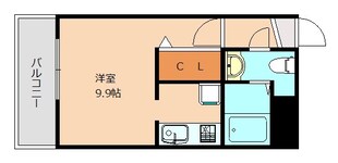 アクション別府1の物件間取画像